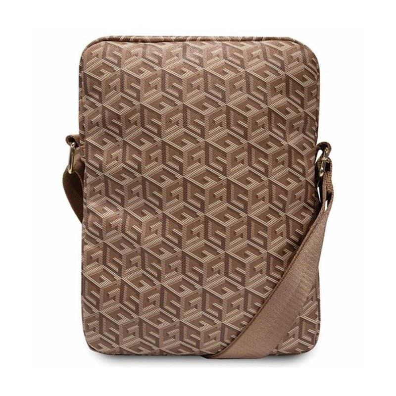 Guess GCube Stripe Tablet Bag - 10" Tablet bag (Brown) - 3