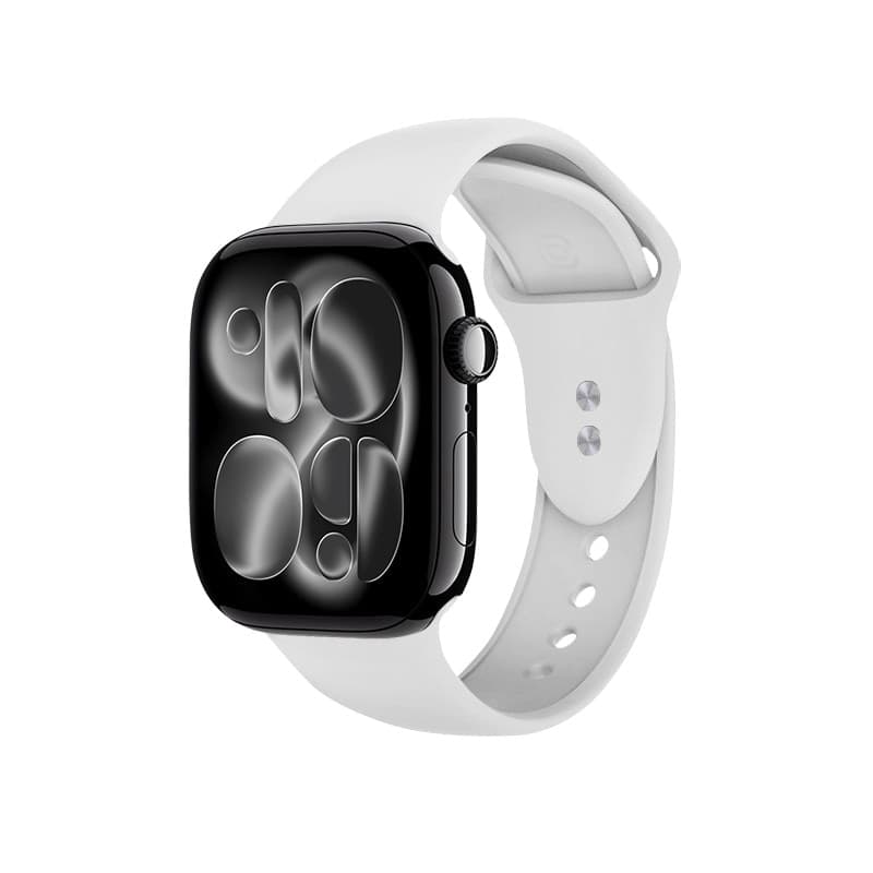 Crong Liquid - Cinturino per Apple Watch 38/40/41/42 mm (bianco) - 13