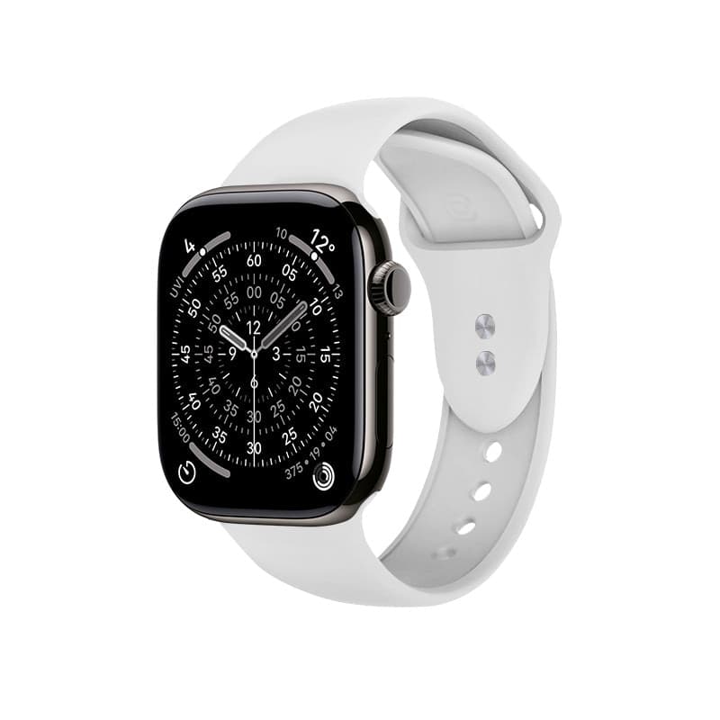 Crong Liquid - Cinturino per Apple Watch 38/40/41/42 mm (bianco) - 15
