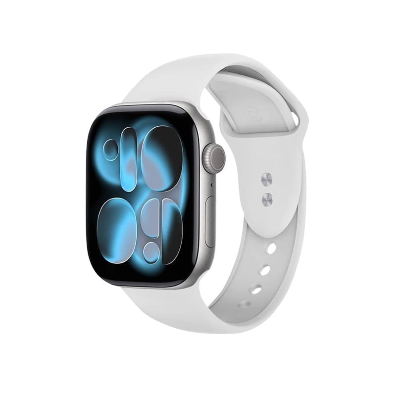 Crong Liquid - Cinturino per Apple Watch 38/40/41/42 mm (bianco) - 23