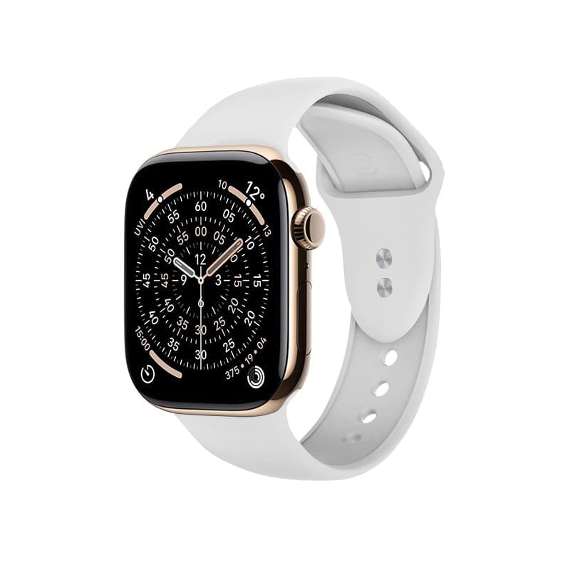 Crong Liquid - Cinturino per Apple Watch 38/40/41/42 mm (bianco) - 25