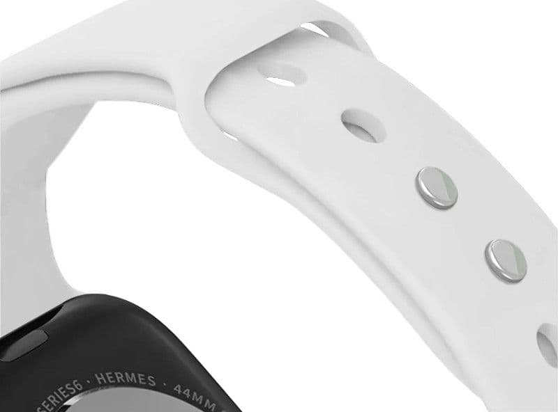 Crong Liquid - Cinturino per Apple Watch 38/40/41/42 mm (bianco) - 5