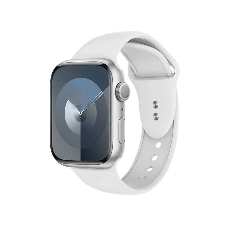 Crong Liquid - Cinturino per Apple Watch 38/40/41/42 mm (bianco) - 6