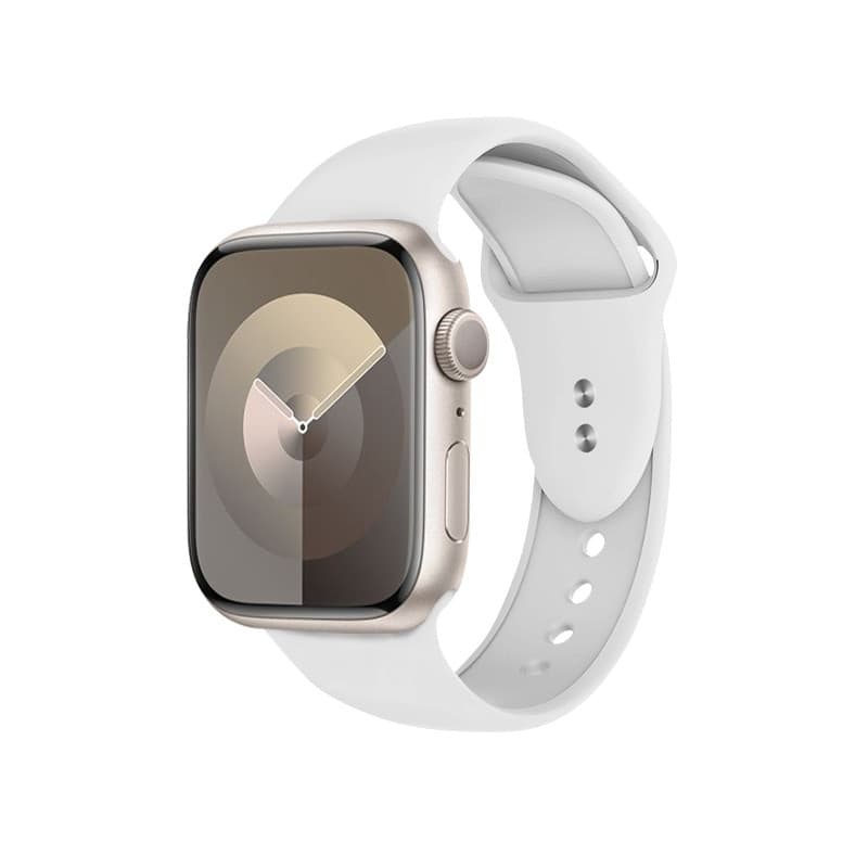 Crong Liquid - Cinturino per Apple Watch 38/40/41/42 mm (bianco) - 7