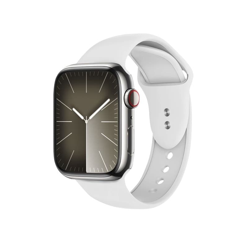 Crong Liquid - Cinturino per Apple Watch 38/40/41/42 mm (bianco) - 8