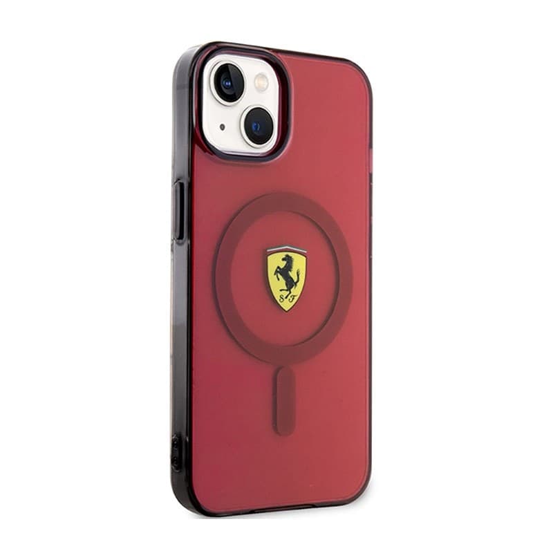 Ferrari Translucent MagSafe - Case for iPhone 14 (Red) - 4