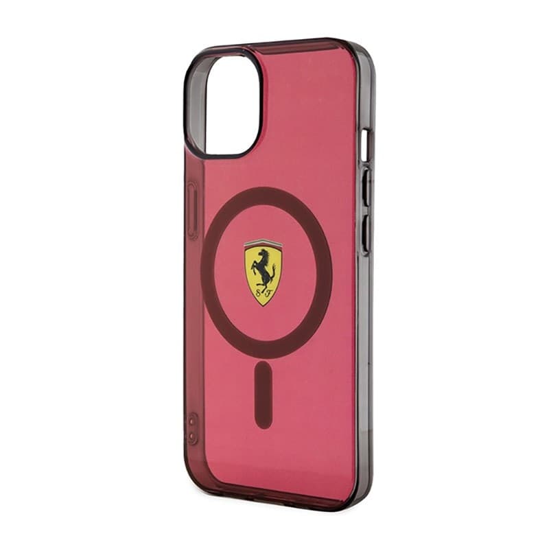 Ferrari Translucent MagSafe - Case for iPhone 14 (Red) - 6