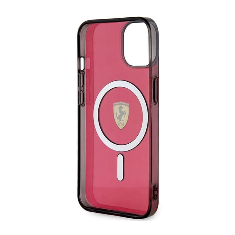 Ferrari Translucent MagSafe - Case for iPhone 14 (Red) - 7