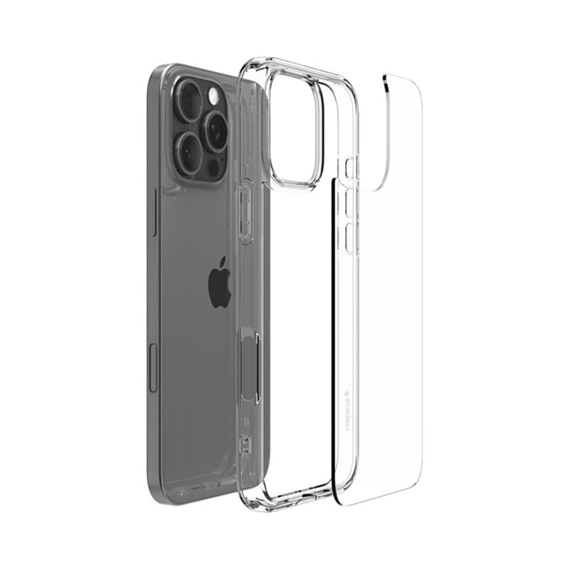 Spigen Ultra Hybrid - Case for iPhone 16 Pro (Clear) - 9