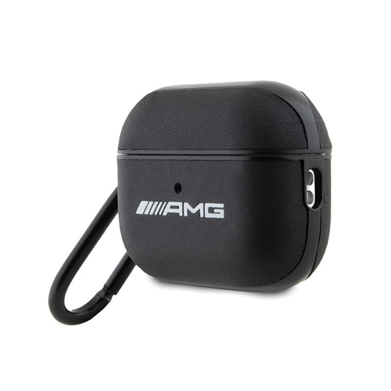AMG Leather Big Logo - Case for AirPods Pro 2 (black) - 3