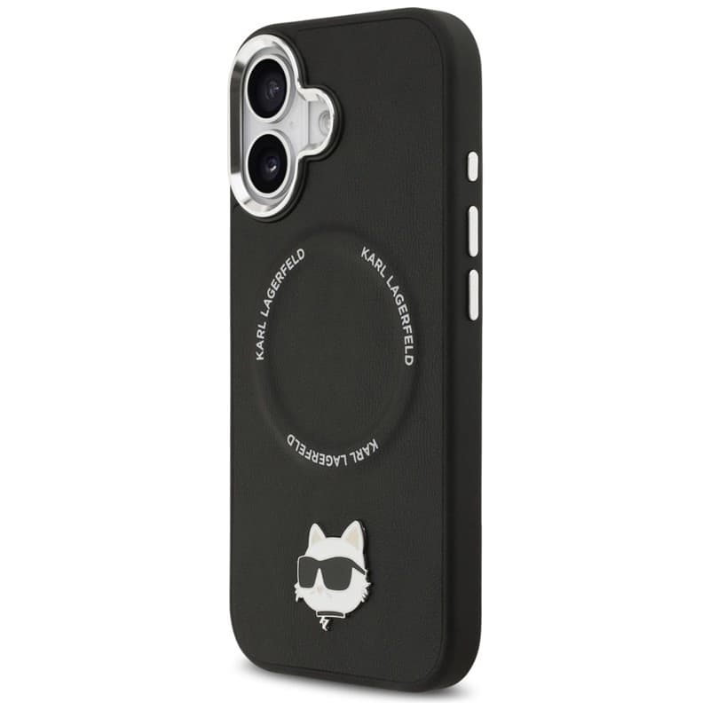 Karl Lagerfeld Choupette Pin MagSafe - Case iPhone 17 (black) - 2