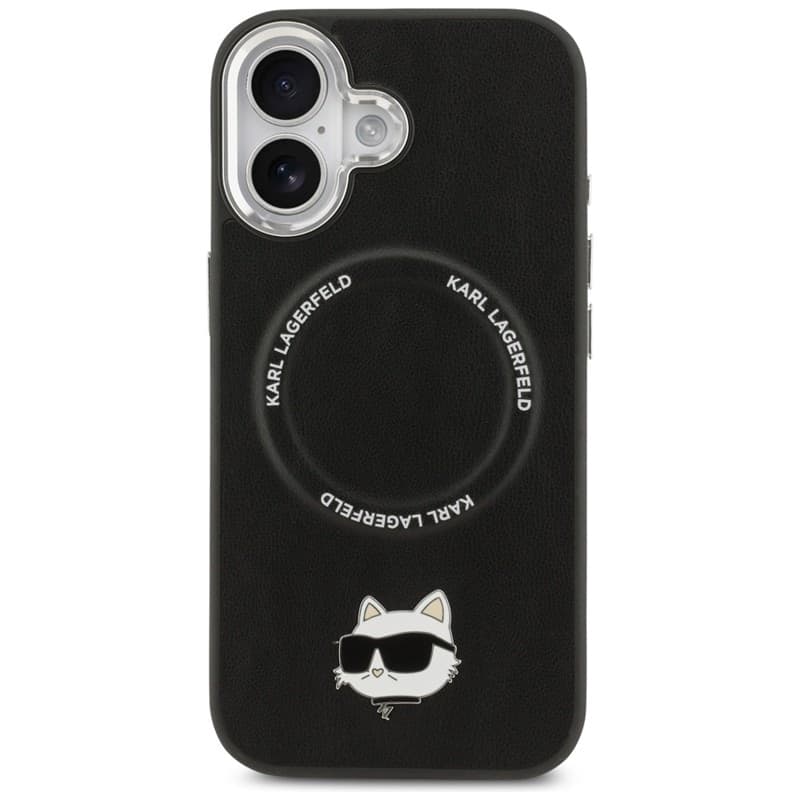 Karl Lagerfeld Choupette Pin MagSafe - Case iPhone 17 (black) - 3