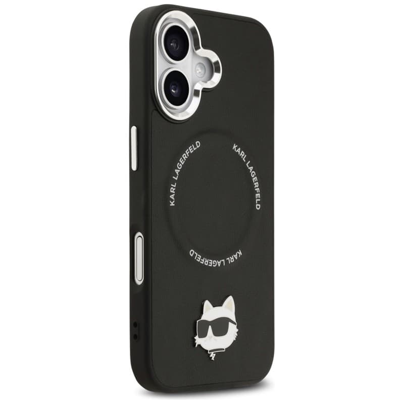 Karl Lagerfeld Choupette Pin MagSafe - Case iPhone 17 (black) - 4