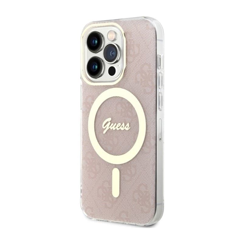 Guess 4G MagSafe - Case for iPhone 14 Pro (Pink) - 2