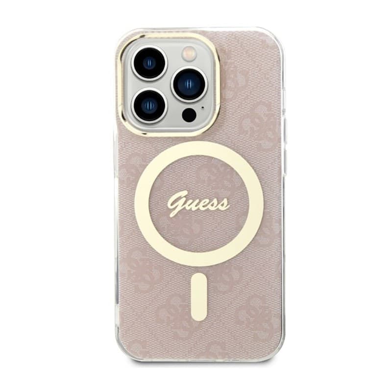 Guess 4G MagSafe - Case for iPhone 14 Pro (Pink) - 3
