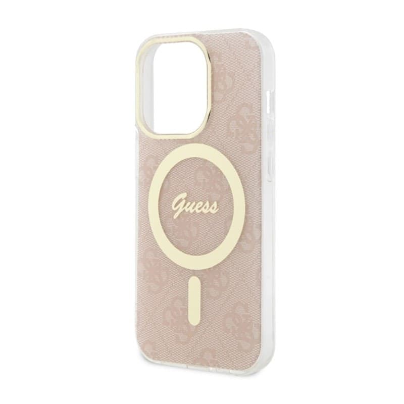 Guess 4G MagSafe - Case for iPhone 14 Pro (Pink) - 6