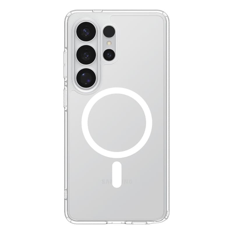 Spigen Ultra Hybrid Mag MagSafe - Custodia per Samsung Galaxy S26 Ultra (trasparente/bianca) - 13