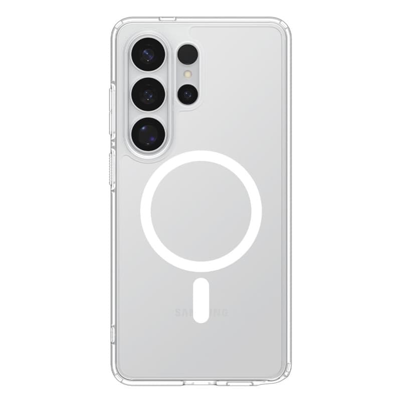 Spigen Ultra Hybrid Mag MagSafe - Custodia per Samsung Galaxy S26 Ultra (trasparente/bianca) - 3