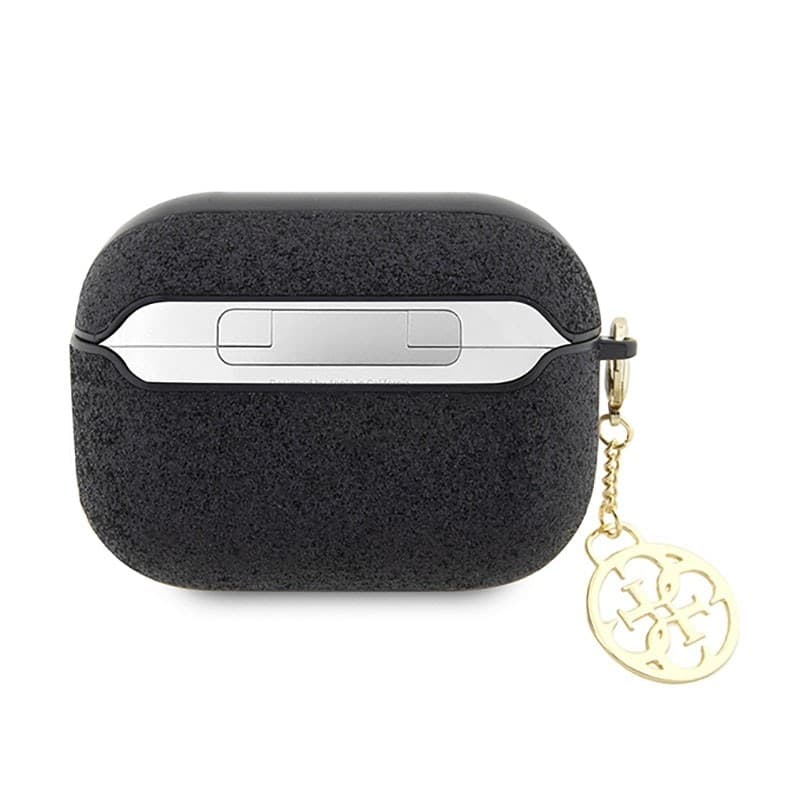 Guess 4G Glitter Flake - Case for Apple AirPods Pro 2 (Black) - 2