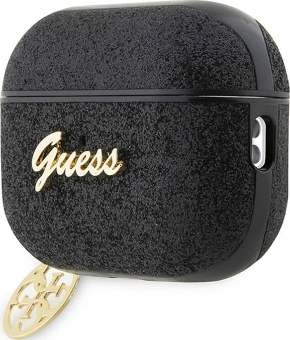 Guess 4G Glitter Flake - Case for Apple AirPods Pro 2 (Black) - 3