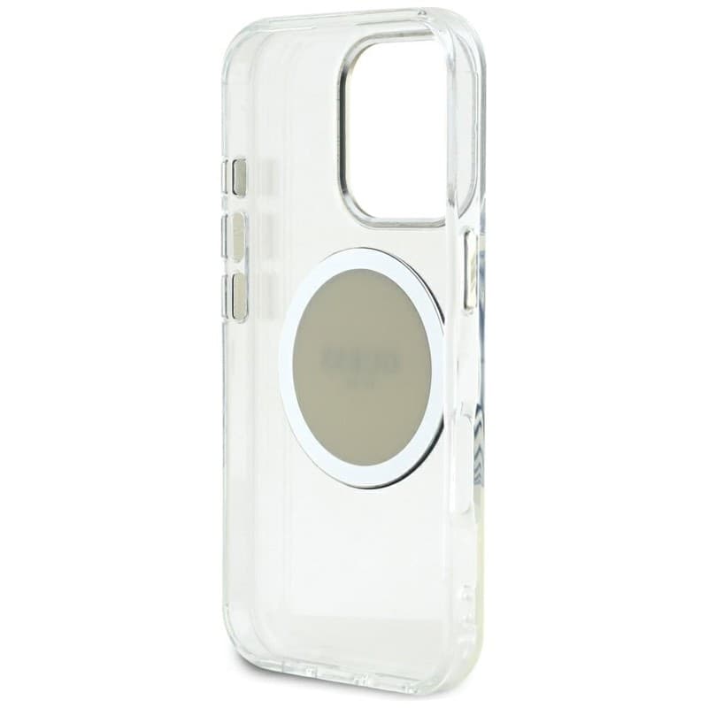 Guess IML Metal Colored Circle Classic Logo MagSafe - Case for iPhone 16 Pro Max (gray) - 7