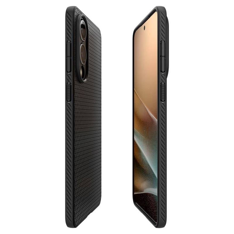 Spigen Liquid Air - Case for Samsung Galaxy S25 Edge (Matte Black) - 8