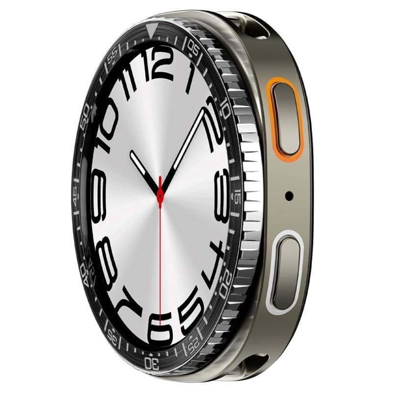 Spigen Bezel Tune Diver - Protective Housing / Bezel Ring for Samsung Galaxy Watch 8 44 mm (Black) - 8