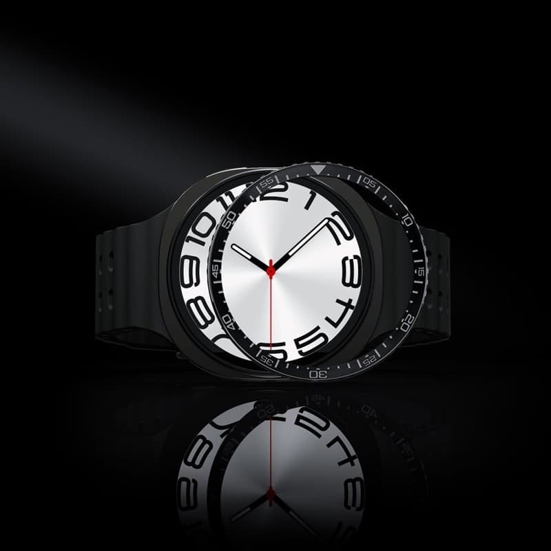 Spigen Bezel Tune Diver - Protective Housing / Bezel Ring for Samsung Galaxy Watch 8 44 mm (Black) - 10