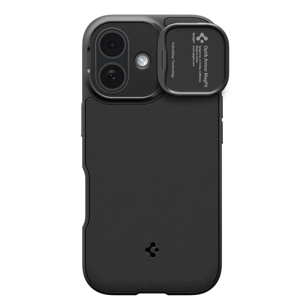 Spigen Optik Armor Mag MagSafe - Case for iPhone 17 (Black) - 2