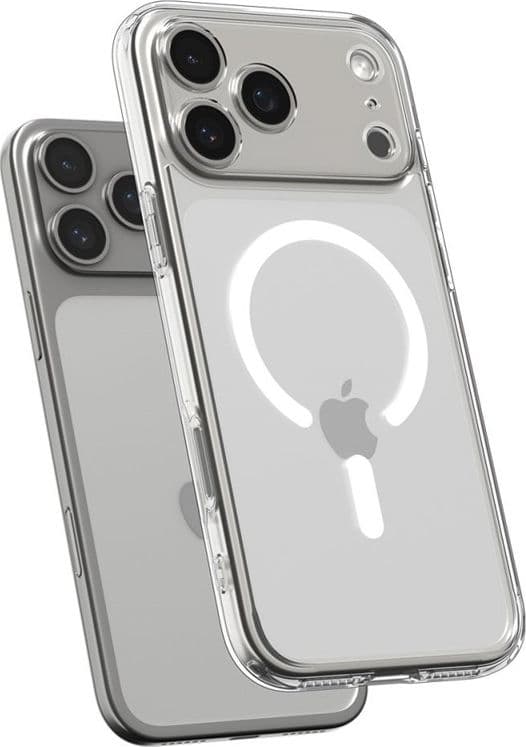 Spigen Ultra Hybrid Mag MagSafe - Case for iPhone 17 Pro Max (Clear/White) - 5