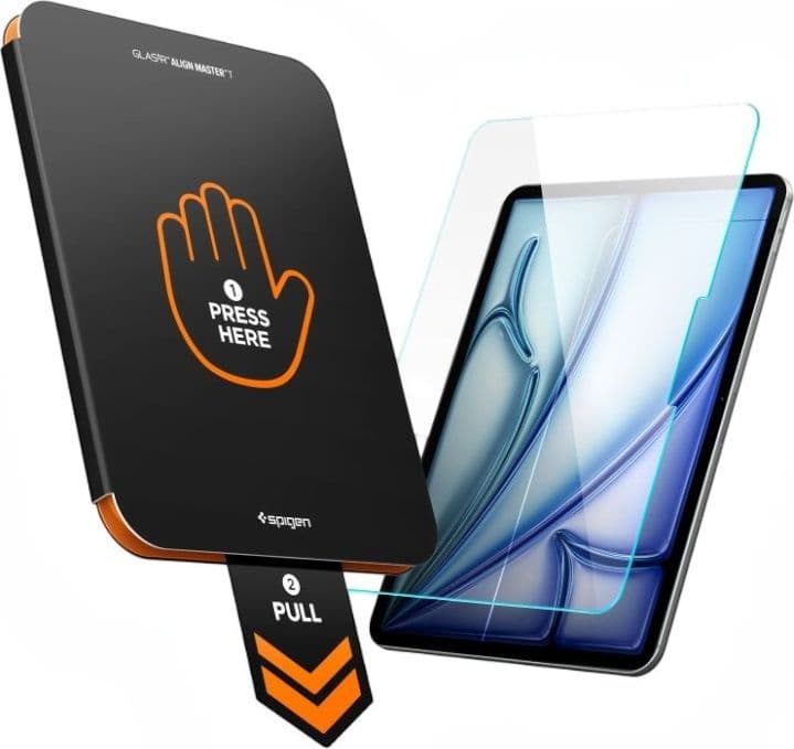 Spigen ALM Glas.tR T - Vetro temperato per Apple iPad Air 11” (2026 – 2024) (Trasparente) - 5