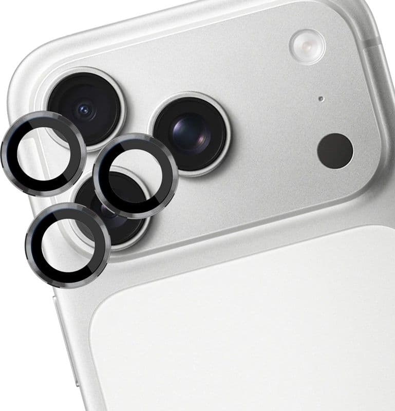 3mk Lens Protection Pro - Camera Lens Glass for iPhone 17 Pro / iPhone 17 Pro Max (Titanium Gray) - 3