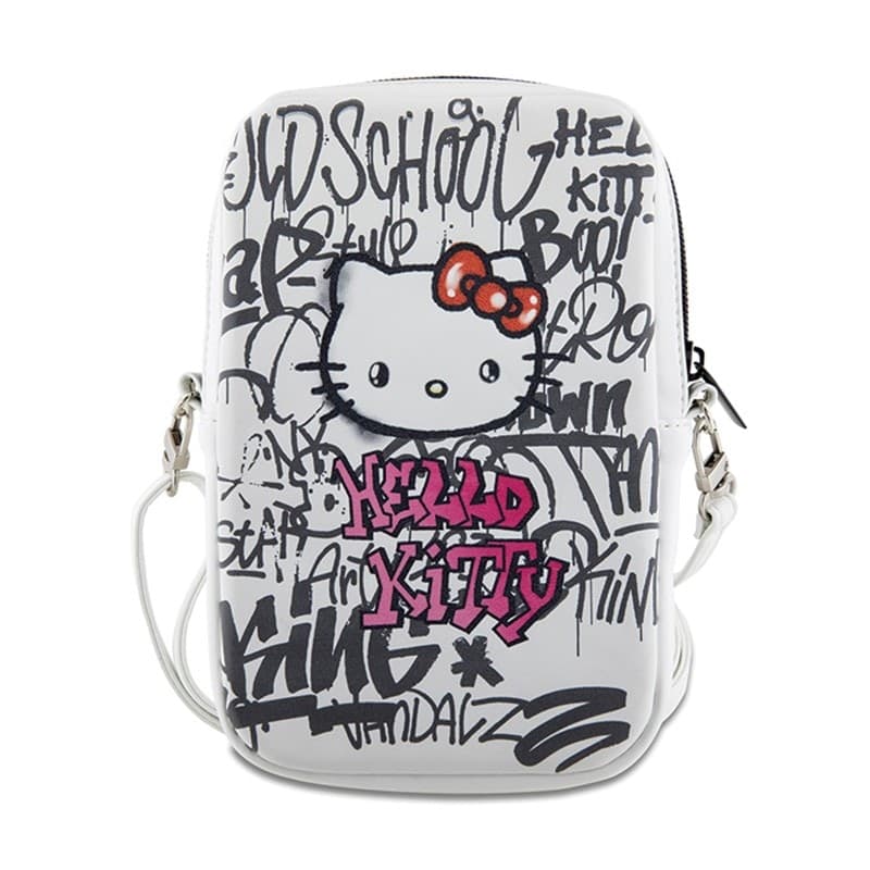 Hello Kitty Graffiti Kitty Head - Crossbody bag for phone (white) - 2