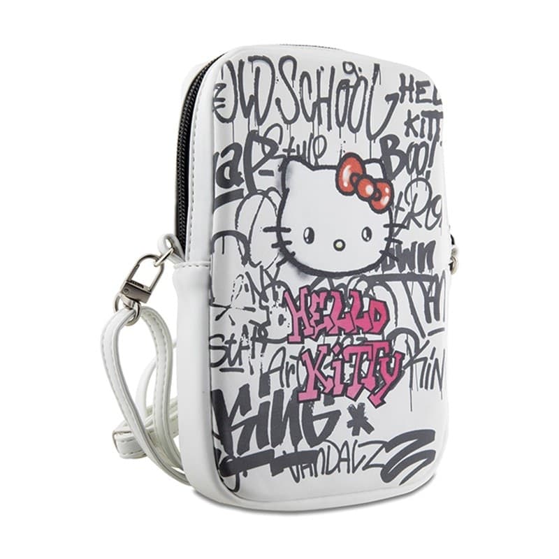 Hello Kitty Graffiti Kitty Head - Crossbody bag for phone (white) - 3