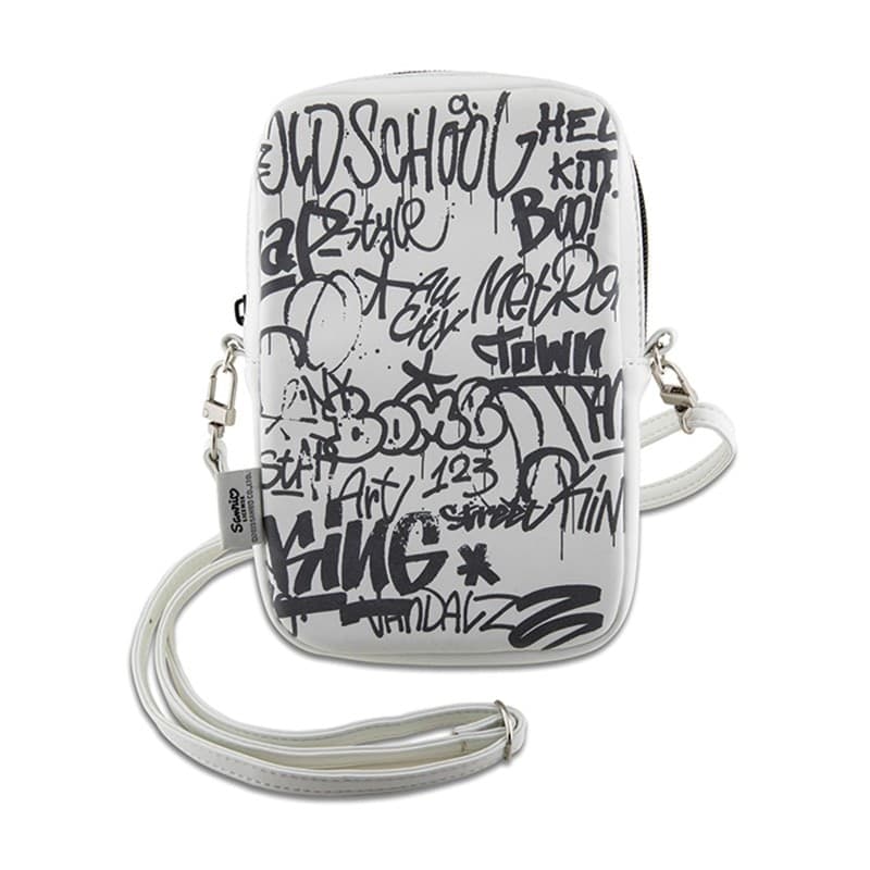 Hello Kitty Graffiti Kitty Head - Crossbody bag for phone (white) - 4