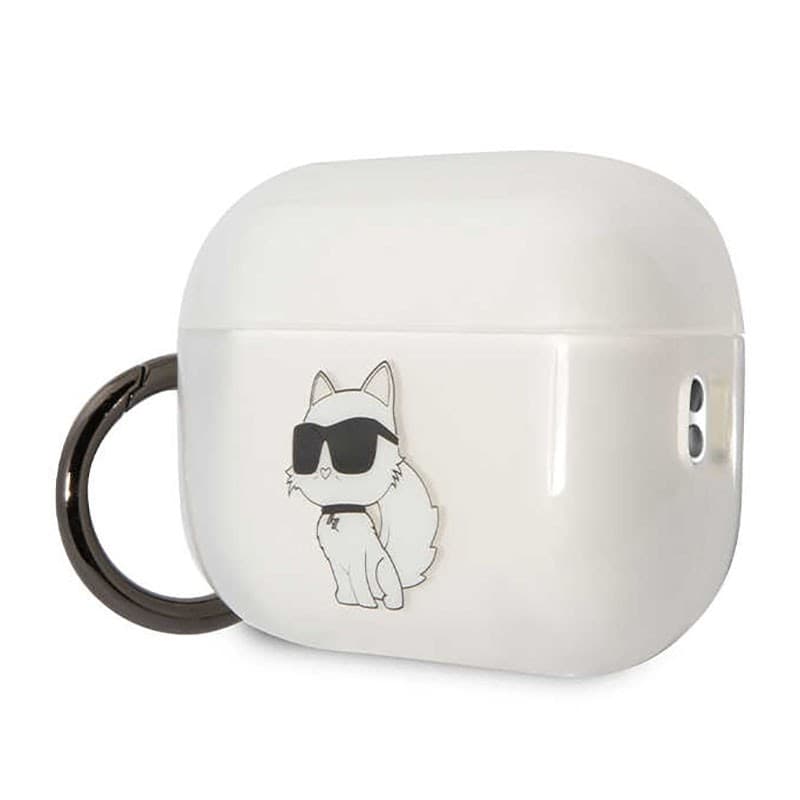 Karl Lagerfeld NFT Ikonik Choupette Head - Case for Apple AirPods Pro 2 (Transparent) - 3