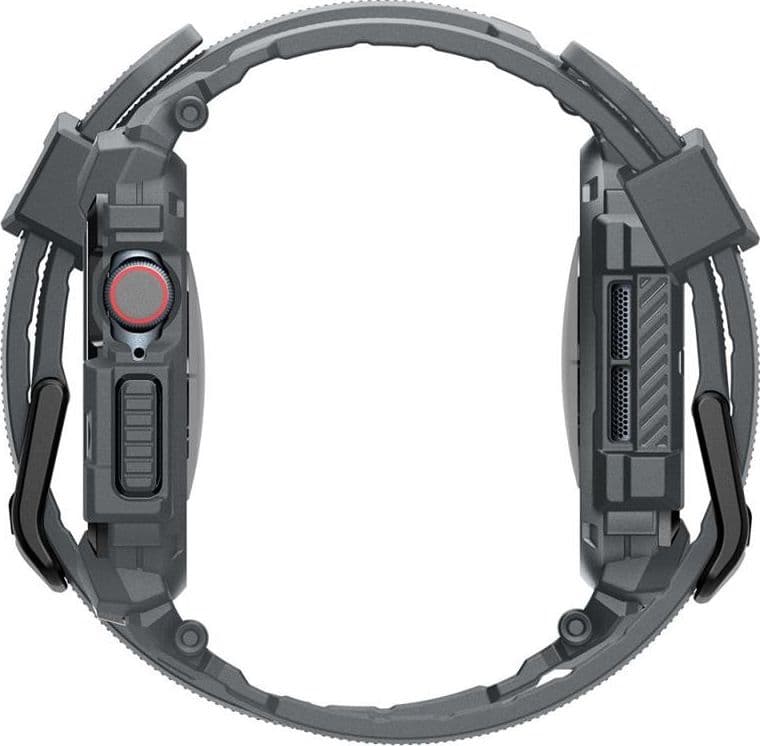 Spigen Rugged Armor Pro - Strap with Case for Apple Watch 10 46 mm (Dark Grey) - 3