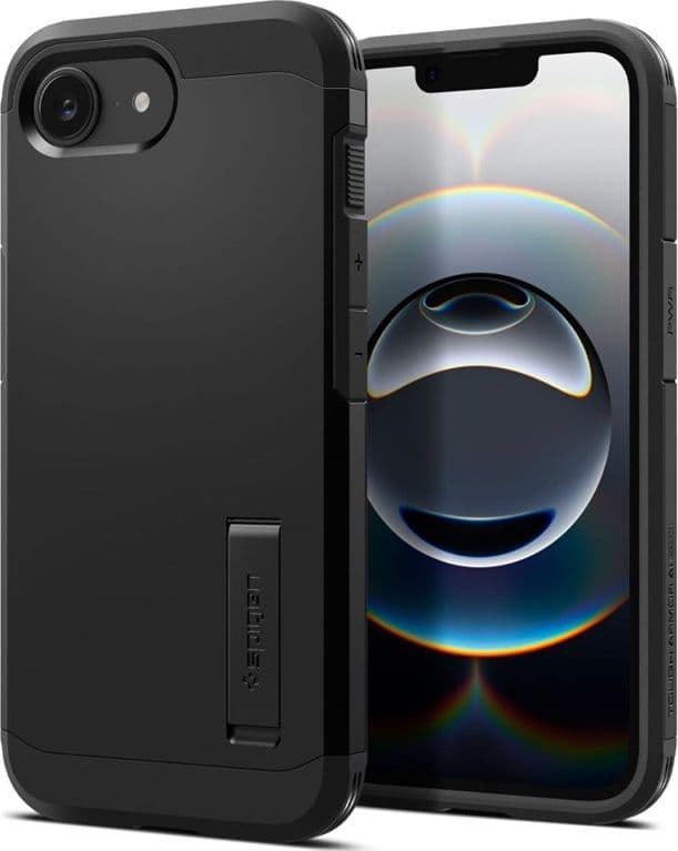 Spigen Tough Armor Mag MagSafe - Custodia per iPhone 17e / 16e (Nero) - 2