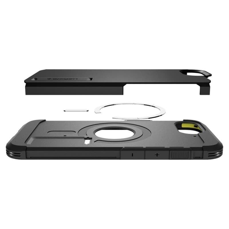 Spigen Tough Armor Mag MagSafe - Custodia per iPhone 17e / 16e (Nero) - 10
