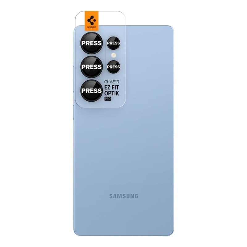 Spigen Optik Pro GLAS.TR EZ Fit Camera Protector 2-Pack - Lens Protector for Samsung Galaxy S25 Ultra (2 pieces) (Black) - 2