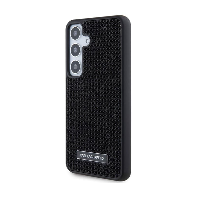Karl Lagerfeld Rhinestone Metal Logo - Samsung Galaxy S24 Case (black) - 2