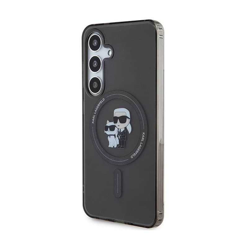 Karl Lagerfeld IML Karl & Choupette Glitter MagSafe - Samsung Galaxy S24 Case (black) - 2