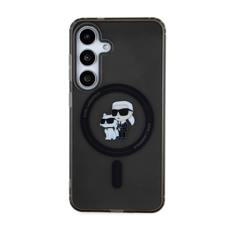 Karl Lagerfeld IML Karl & Choupette Glitter MagSafe - Samsung Galaxy S24 Case (black) - 3