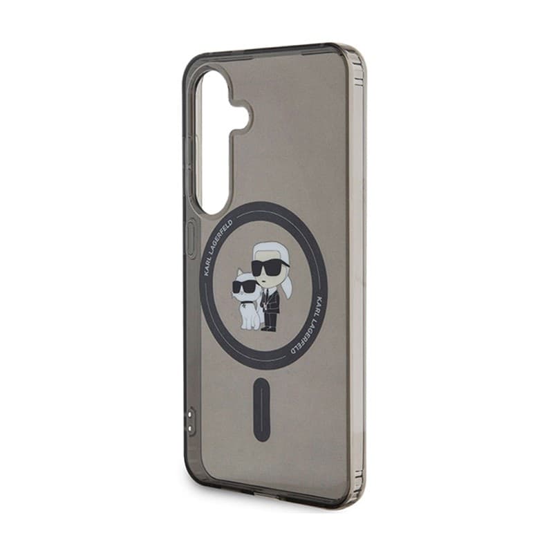 Karl Lagerfeld IML Karl & Choupette Glitter MagSafe - Samsung Galaxy S24 Case (black) - 6