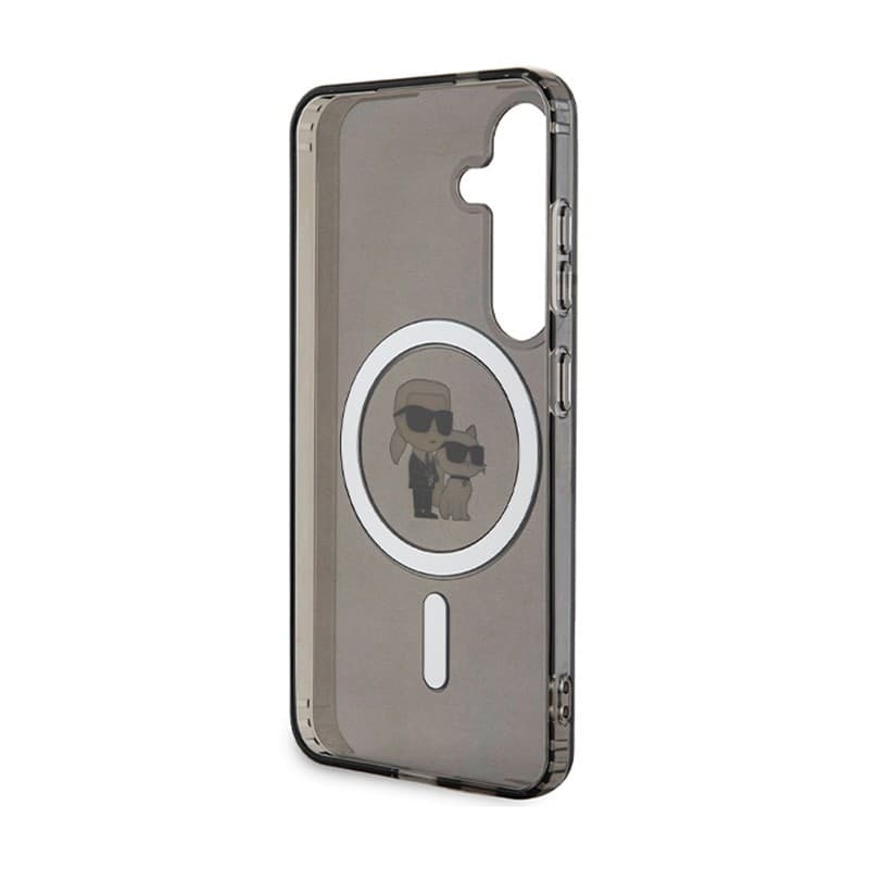 Karl Lagerfeld IML Karl & Choupette Glitter MagSafe - Samsung Galaxy S24 Case (black) - 7