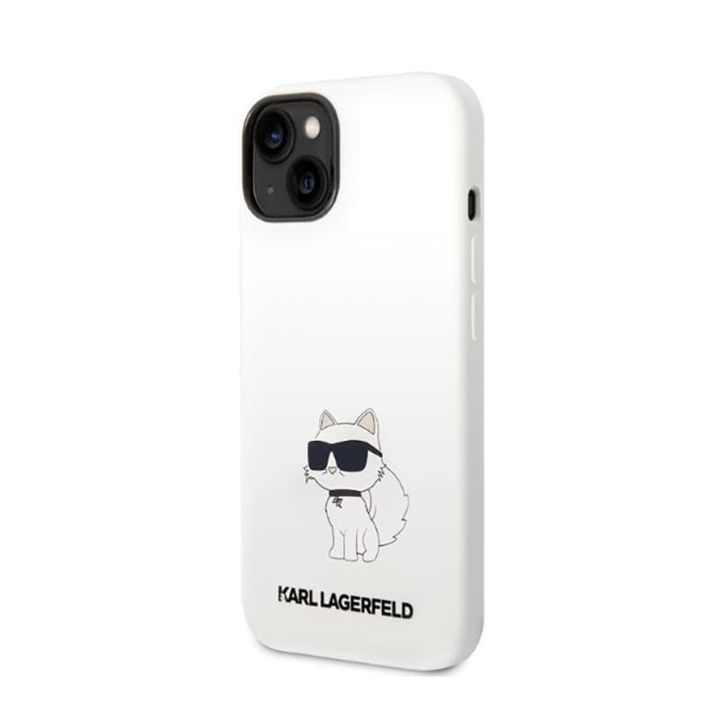Karl Lagerfeld Silicone NFT Choupette - Case for iPhone 14 Plus (White) - 2