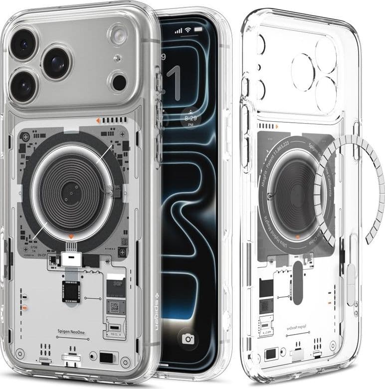 Spigen Ultra Hybrid Mag MagSafe - Custodia per iPhone 18 Pro / 17 Pro (Neo One) - 2