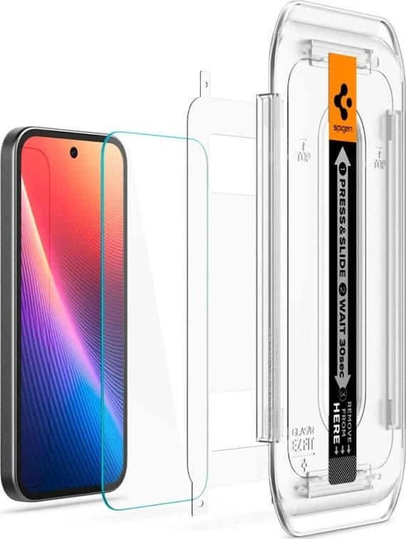 Spigen Glas.TR EZ FIT 2-Pack - Tempered Glass for Google Pixel 9a (2 pieces) - 7