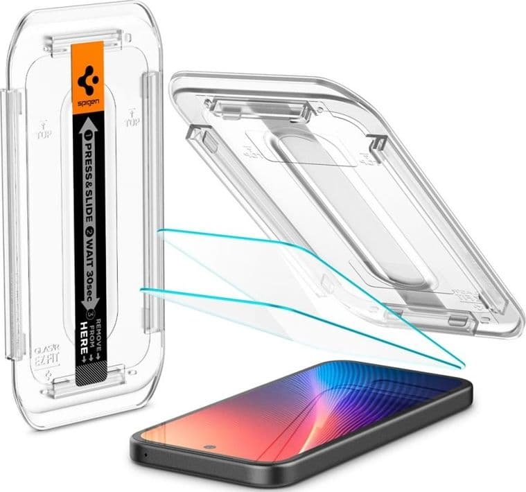 Spigen Glas.TR EZ FIT 2-Pack - Tempered Glass for Google Pixel 9a (2 pieces) - 8