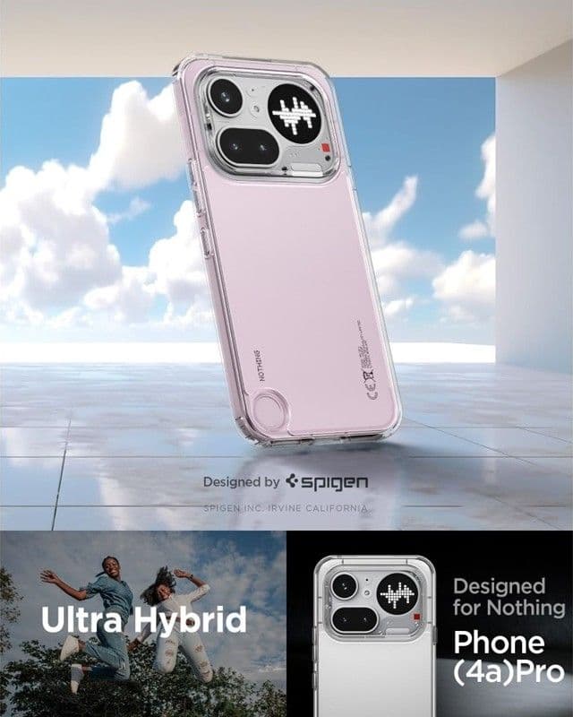 Spigen Ultra Hybrid - Case for Nothing Phone 4a Pro (Crystal Clear) - 4